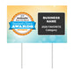 Double-Sided Yard Sign w/ Stake